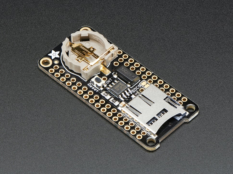 Adalogger FeatherWing RTC and SD Card Add-on