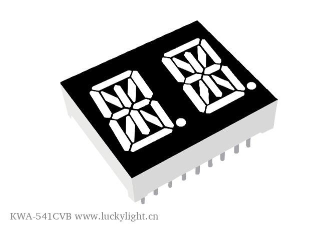 Lucky Light KWA-541CVB Red Alphanumeric Display