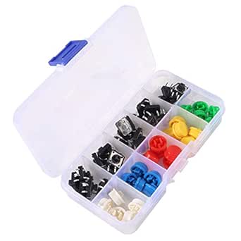 ACEIRMC 12x12x7.3mm Tactile Push Button Switches