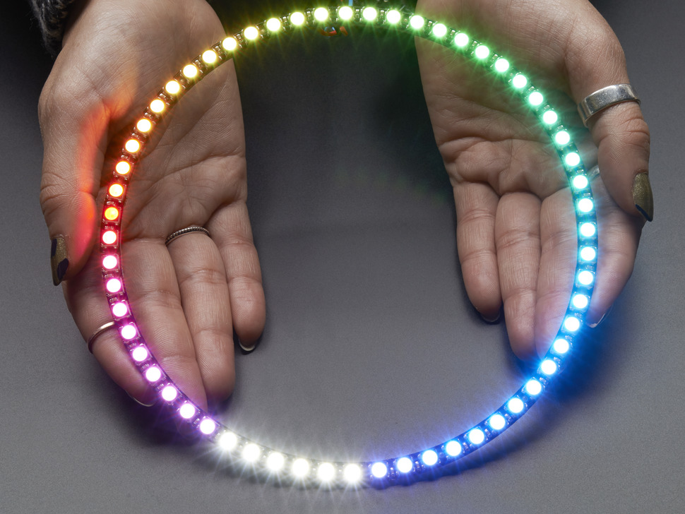 Adafruit NeoPixel 1/4 Ring with 15 RGBW LEDs
