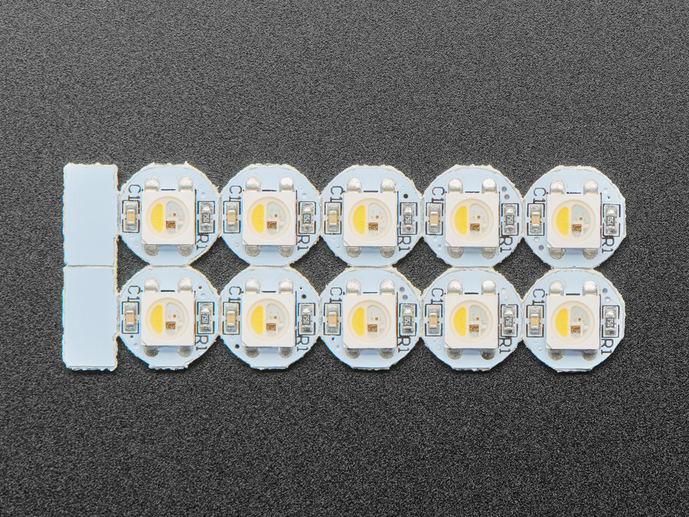 Adafruit NeoPixel RGBW Mini Button PCB