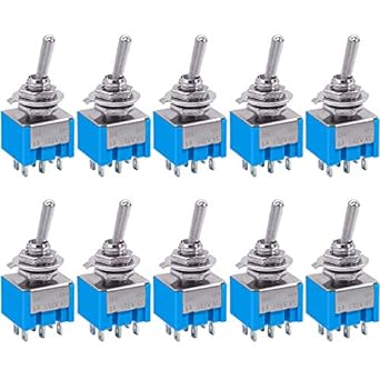 Taiss MTS-202 DPDT Toggle Switches