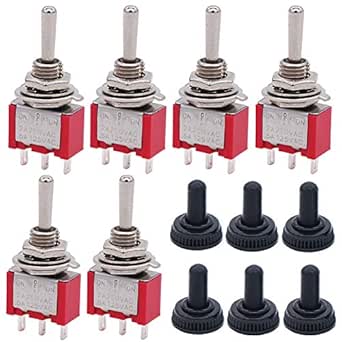Twidec MTS-123-MZ Momentary Toggle Switches
